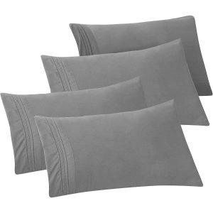4-PACK Solid Pillowcases